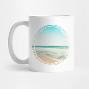 Beautiful ocean beach with big sky Mug